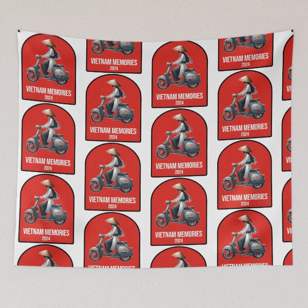 Item preview, Vietnam Memories 2024 Travel Memento designed and sold by Nojrodr.