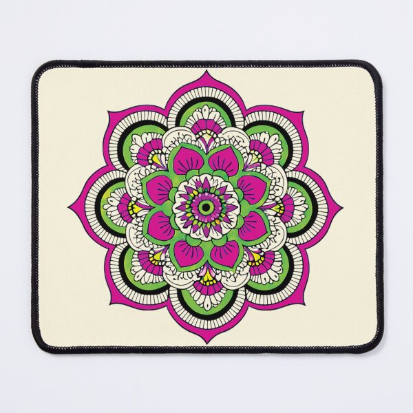 Item preview, Folk Mandala designed and sold by CharlottePlaceArt.