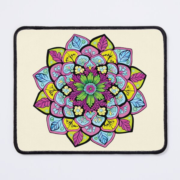 Item preview, Folk Mandala designed and sold by CharlottePlaceArt.