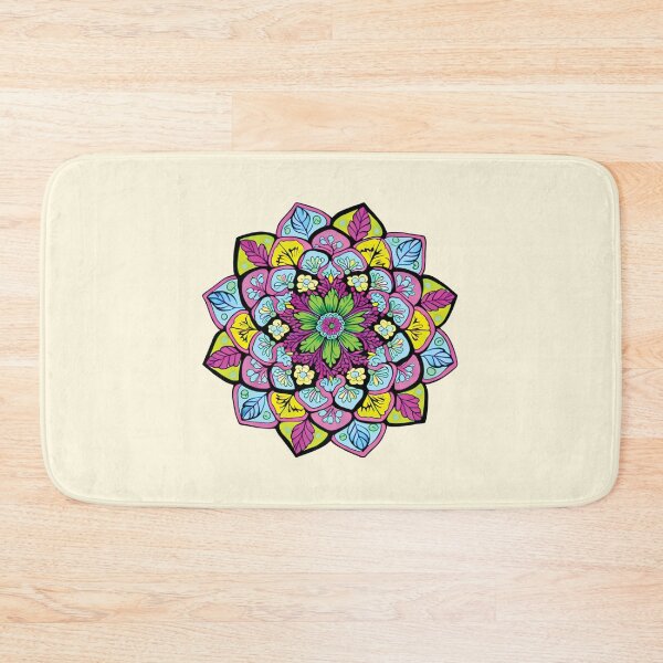 Item preview, Folk Mandala designed and sold by CharlottePlaceArt.