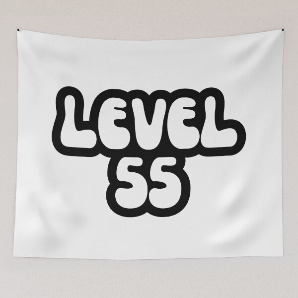 Item preview, Level 55 Gamer Typography Design designed and sold by variant designer.