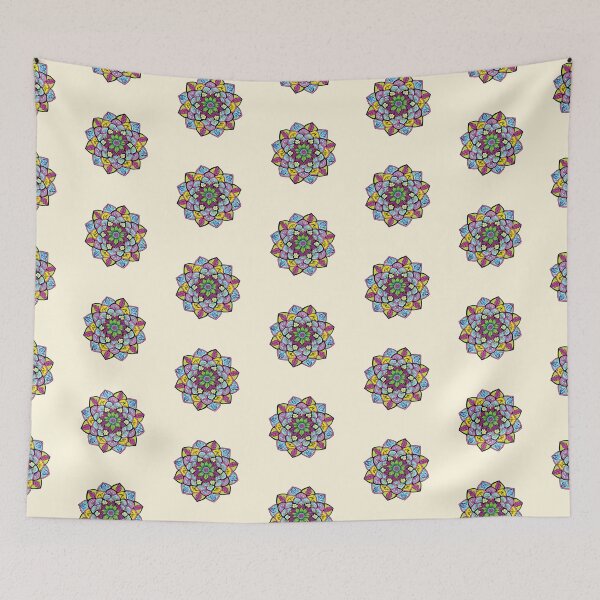 Item preview, Folk Mandala designed and sold by CharlottePlaceArt.