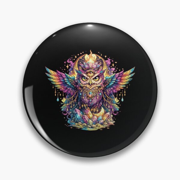 Item preview, Mysticeye Crystal Oracle Owl designed and sold by KellyCottama.