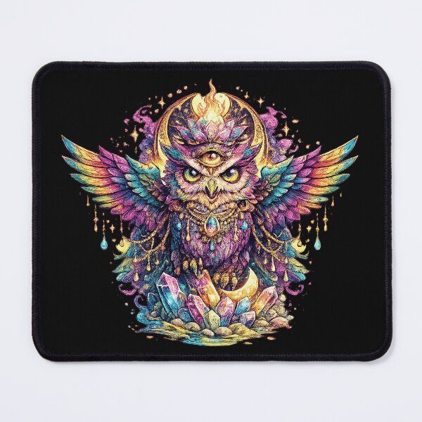 Item preview, Mysticeye Crystal Oracle Owl designed and sold by KellyCottama.