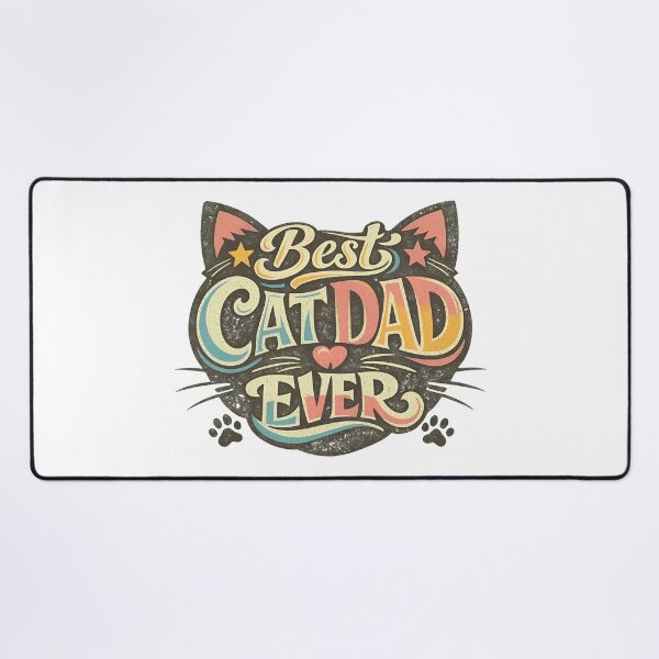 Item preview, Best Cat Dad Ever Retro Vintage Cat Design designed and sold by GiaoCalonas.