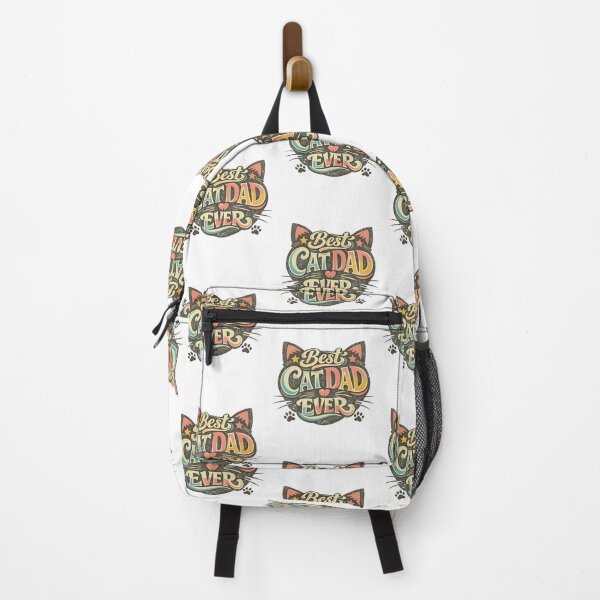 Item preview, Best Cat Dad Ever Retro Vintage Cat Design designed and sold by GiaoCalonas.