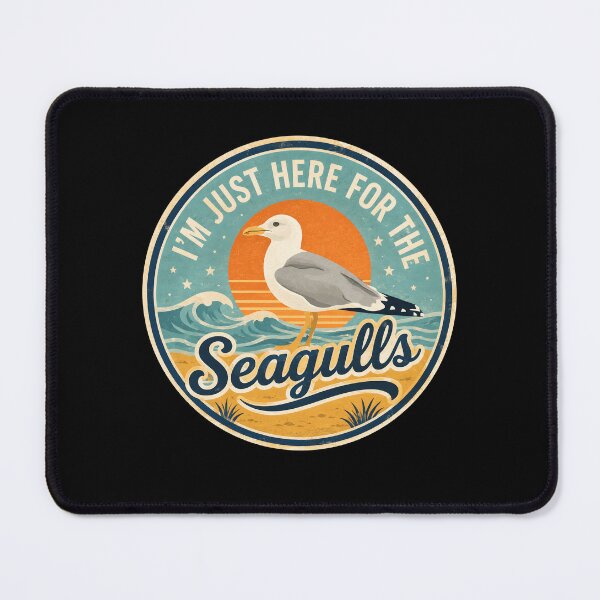Item preview, Vintage I'm Just Here For The Seagulls Seaside designed and sold by wansilastomi.