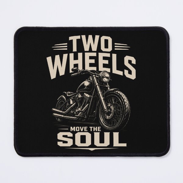 Item preview, Two Wheels Move The Soul – Vintage Motorcycle Freedom Rider Design designed and sold by MargaretaArt.