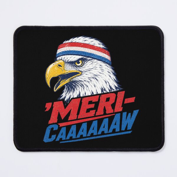 Item preview, Funny Eagle Meri-caaaaaw, Funny 4th of July designed and sold by sparkfavs.