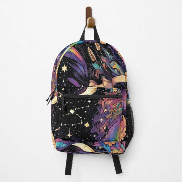 Item preview, Celestial Moon Phases Psychedelic Fabric Pattern designed and sold by IntelliMindDesigns.