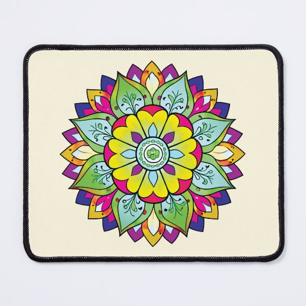 Item preview, Folk Mandala designed and sold by CharlottePlaceArt.