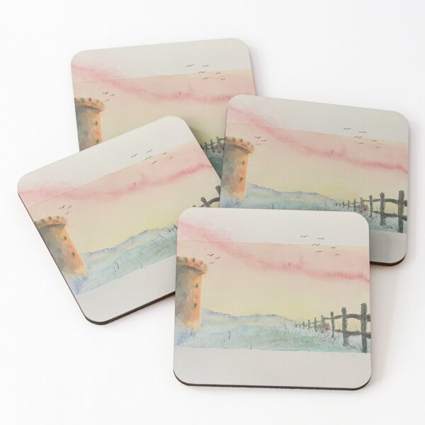 Item preview, Simple Watercolour Landscape with Coyote. designed and sold by Dwyte2U2.