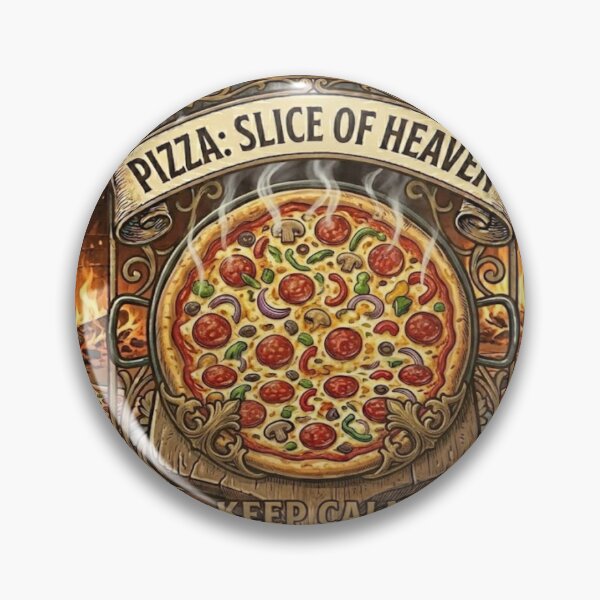 Item preview, Pizza: Slice of Heaven - Rustic Wood-Fired Oven Art designed and sold by Csaba1983.