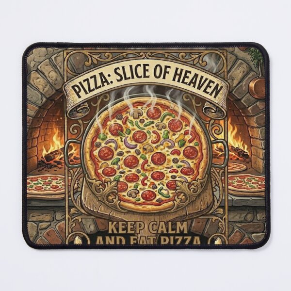 Item preview, Pizza: Slice of Heaven - Rustic Wood-Fired Oven Art designed and sold by Csaba1983.