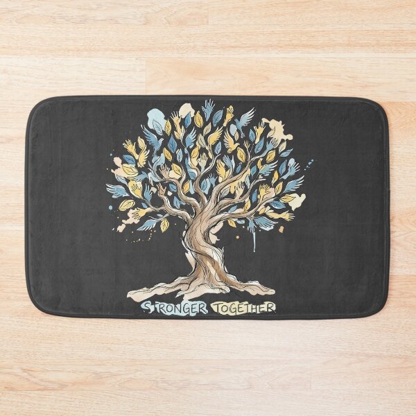 Item preview, Stronger Together Watercolor Unity & Peace Tree designed and sold by SoulPT.
