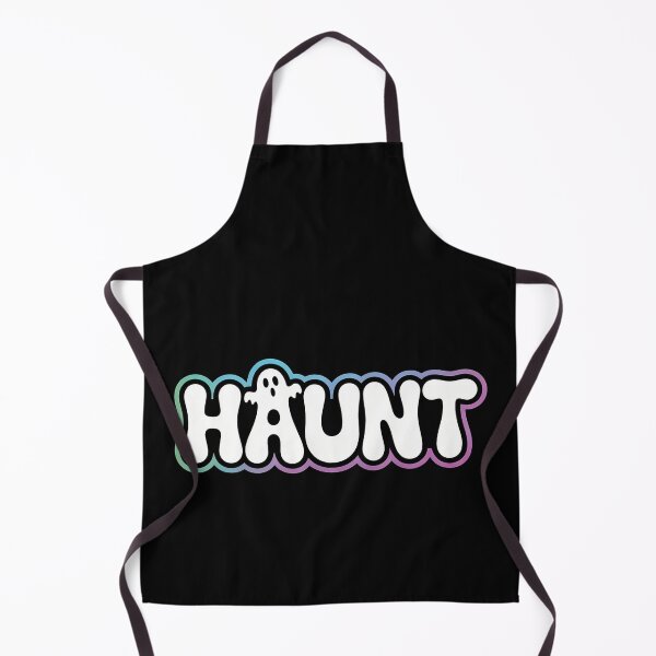 Item preview, Haunt Ghost Wordmark Cute Spooky Season Aesthetic Design designed and sold by Raw Tigers.