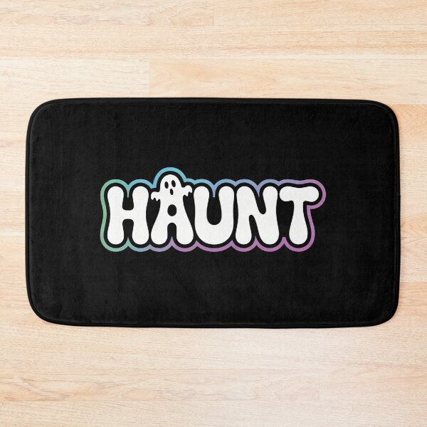 Item preview, Haunt Ghost Wordmark Cute Spooky Season Aesthetic Design designed and sold by Raw Tigers.