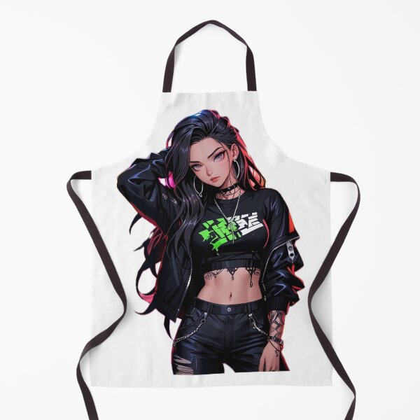 Item preview, Dark Neon Anime Girl Waifu Art designed and sold by AnimDream .