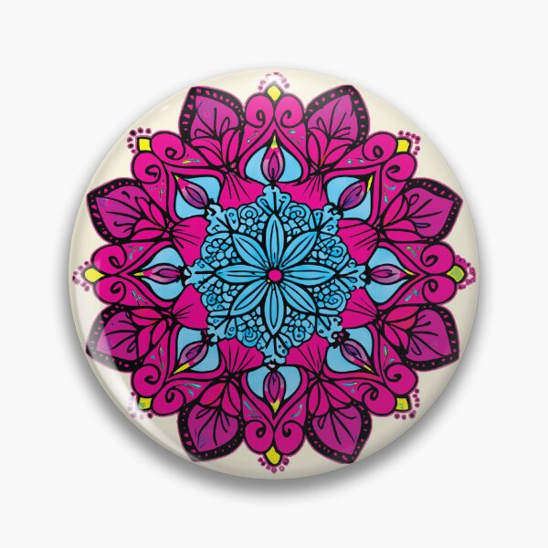 Item preview, Folk Mandala designed and sold by CharlottePlaceArt.