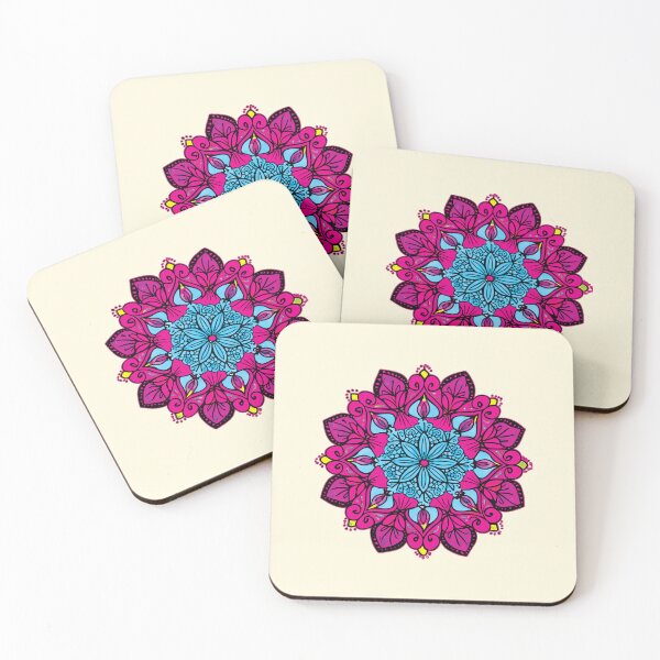 Item preview, Folk Mandala designed and sold by CharlottePlaceArt.