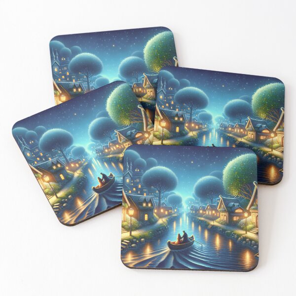 Item preview, Night scene painting designed and sold by Chi261.