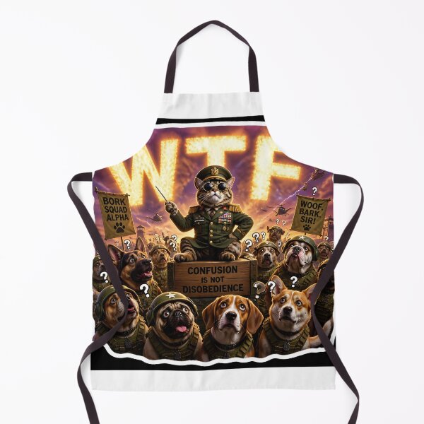 Item preview, WTF Cat General Dog Army designed and sold by Idrojibz.