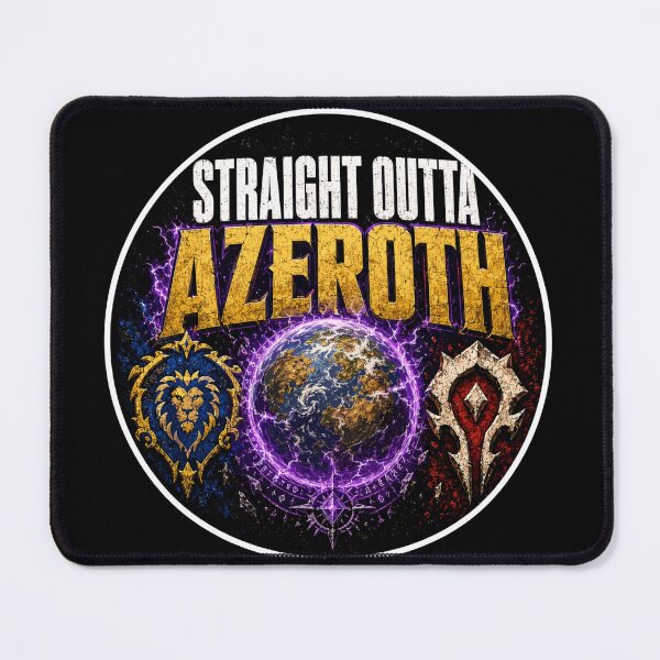 Item preview, Straight Outta Azeroth designed and sold by soondoock.