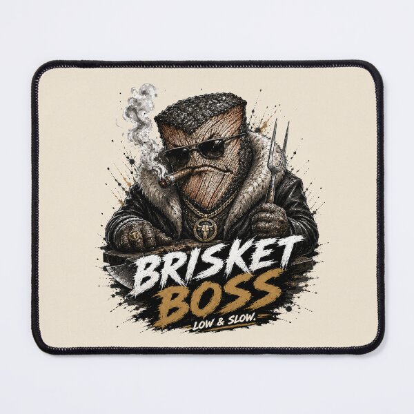 Item preview, Brisket Boss – Low and Slow BBQ Pitmaster Design designed and sold by BlackSector77.