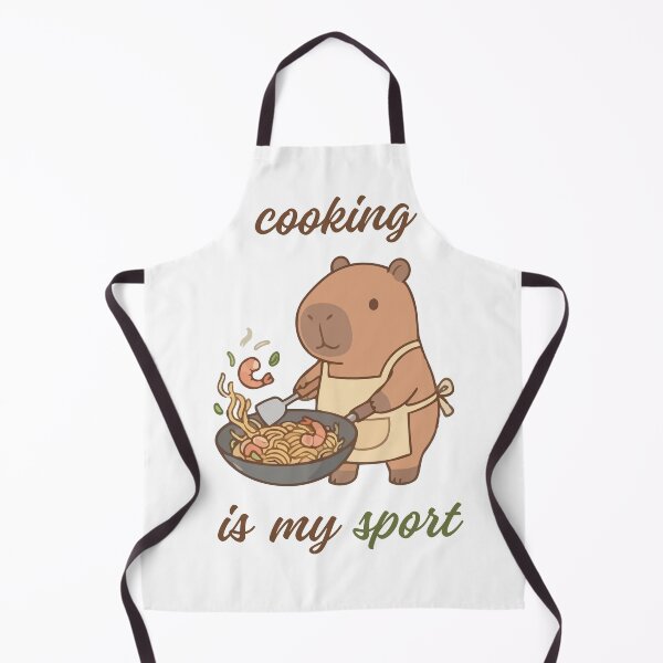 Item preview, Capybara cooking is my sport designed and sold by foryourbestself.