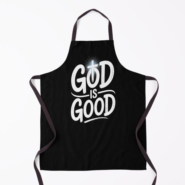 Item preview, God Is Good Minimalist Cross Bold Christian Typography designed and sold by stickercuffs.