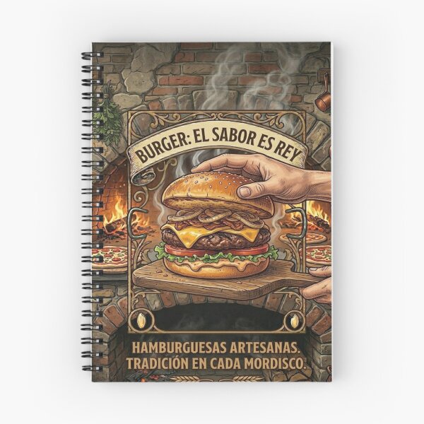 Item preview, Burger: El Sabor Es Rey - Artisan Gourmet Burger Design designed and sold by Csaba1983.
