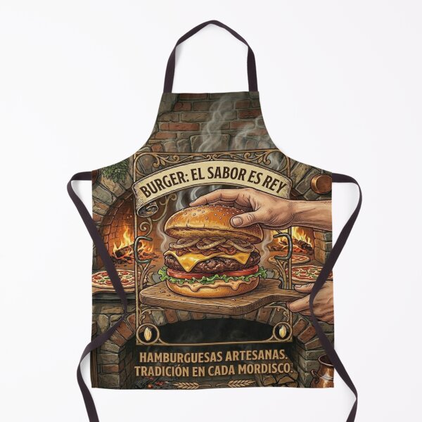 Item preview, Burger: El Sabor Es Rey - Artisan Gourmet Burger Design designed and sold by Csaba1983.