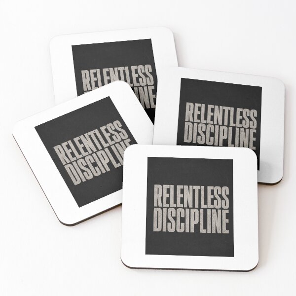 Item preview, Relentless Discipline Minimalist Typography Design designed and sold by PrintxforxYou.