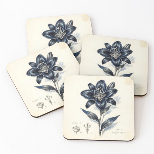 Item preview, Midnight Herbarium II – Eclipse Lily designed and sold by Roberta Calabrese.