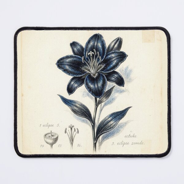 Item preview, Midnight Herbarium II – Eclipse Lily designed and sold by Roberta Calabrese.
