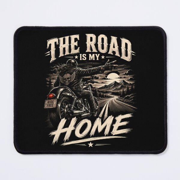 Item preview, The Road Is My Home  - Motorcycle Rider Vintage Freedom Design designed and sold by MargaretaArt.
