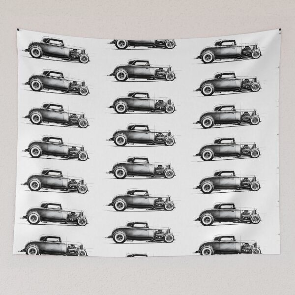 Item preview, 1932 Ford 3-Window Coupe Sketch designed and sold by HoskingInd.