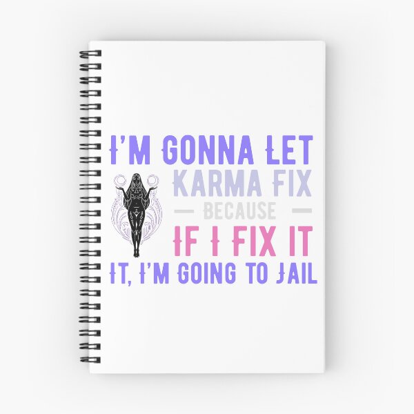 Item preview, I'm Gonna Let Karma Fix It Funny Boho Sarcastic Quote Design designed and sold by luckyhue.
