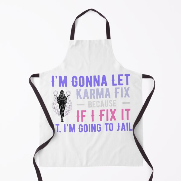 Item preview, I'm Gonna Let Karma Fix It Funny Boho Sarcastic Quote Design designed and sold by luckyhue.