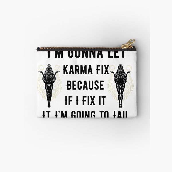 Item preview, I'm Gonna Let Karma Fix It Funny Boho Sarcastic Quote Design designed and sold by luckyhue.