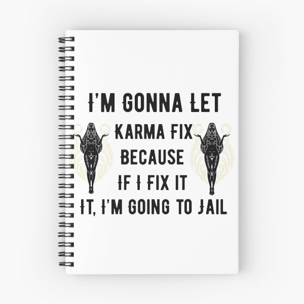 Item preview, I'm Gonna Let Karma Fix It Funny Boho Sarcastic Quote Design designed and sold by luckyhue.