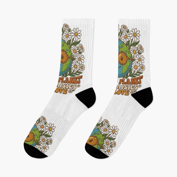 Item preview, Good Vibes Planet Retro Earth Day Daisies by Vintry off. designed and sold by VintryOff.