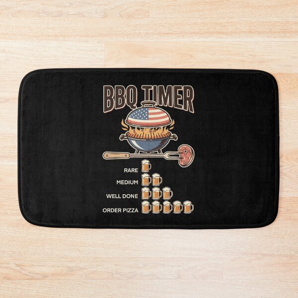 Item preview, BBQ Timer Funny Beer Grilling Dad Humor designed and sold by dudelinart.
