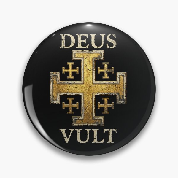Item preview, Deus Vult Distressed Jerusalem Cross Historical Knight Armor designed and sold by AdyKurniawan.