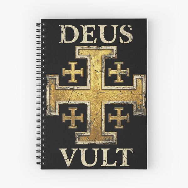 Item preview, Deus Vult Distressed Jerusalem Cross Historical Knight Armor designed and sold by AdyKurniawan.