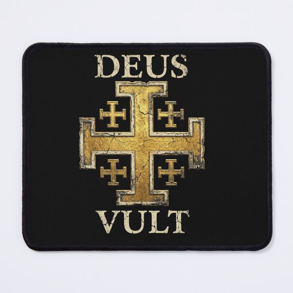 Item preview, Deus Vult Distressed Jerusalem Cross Historical Knight Armor designed and sold by AdyKurniawan.