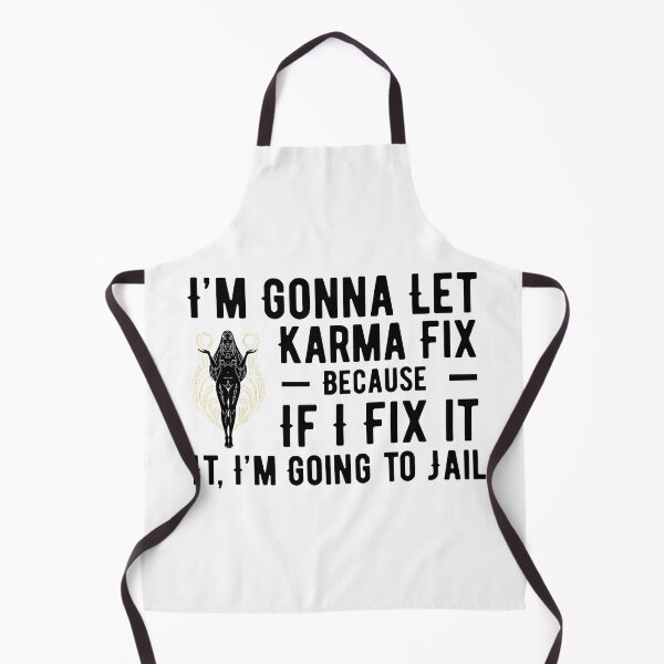 Item preview, I'm Gonna Let Karma Fix It Funny Boho Sarcastic Quote Design designed and sold by luckyhue.