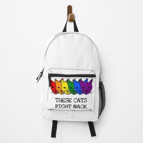 Item preview, These Cats Fight Back (Pride Gear) designed and sold by TiernanSongs.