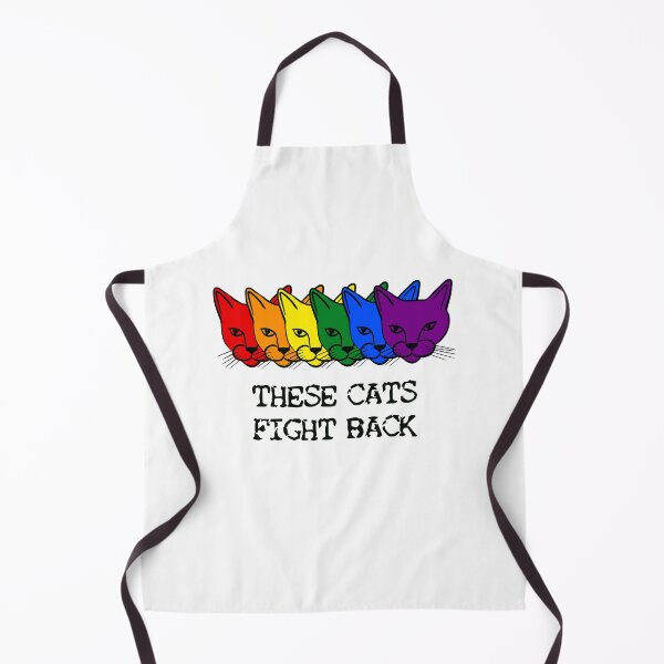 Item preview, These Cats Fight Back (Pride Gear) designed and sold by TiernanSongs.