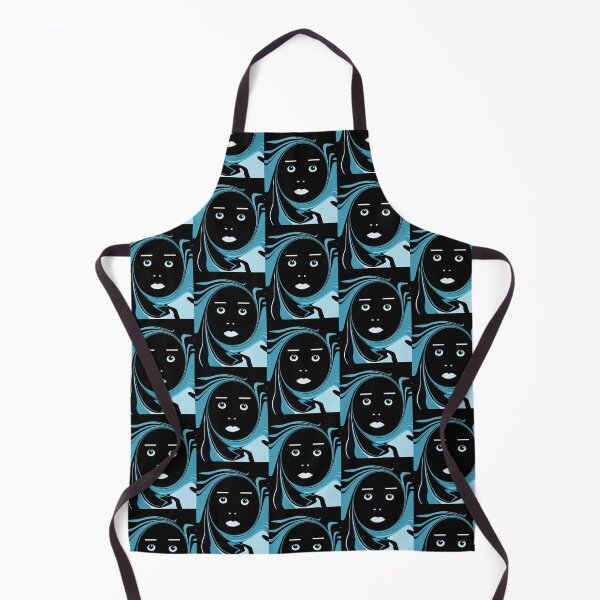 Item preview, Abstract Face in Blue Tones designed and sold by Elaine M Hayward .